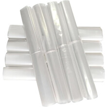 60pcs Plastic Garment Bags for Coats and Clothes Dust Cover