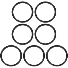 Arandelas de goma para cuencos tibetanos (7 unidades), almohadillas de goma para cuencos de cristal, base de soporte para control de ruido.