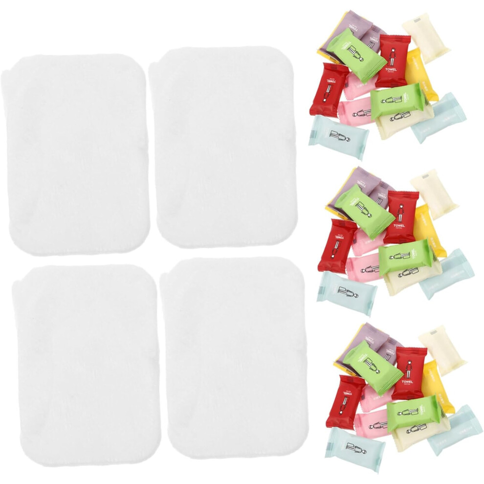 Hkhbjs Compressed Travel Towels 70Pcs Disposable Cotton Washcloths Thick Soft Face Towels