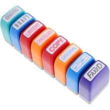 Lot de 8 tampons de récompense colorés pour enseignants, pour la notation en classe et la motivation des élèves