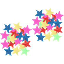72Pcs Plastic Bike Spoke Beads Wheel Clips Bicycle Spoke Star Decorations for Cycling Wheel Accessories Random Color Random Color