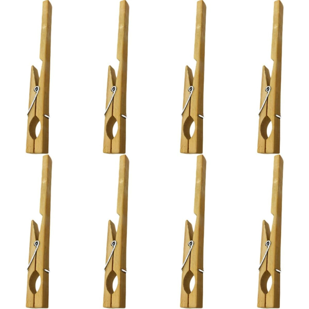 8Pcs Glass Test Tube Clamps Bamboo Clips Laboratory Tube Fixing Clamps 5455468298158