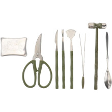 8-teiliges Meeresfrüchte-Besteckset zum Krabbenessen und Hummerschälen, aus Edelstahl und ABS-Material