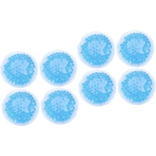 8pcs round Breastcare Pack Beauty Pack Hot-cold for Recovery Physiotherapy Home Breastfeeding Pad