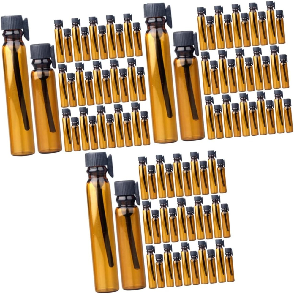 Hkhbjs 150Pcs Empty Glass Dropper Bottle Essential Oil Sample Vial For Travel Hair Oil Applicator Vial Container