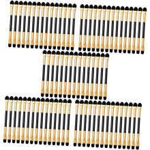 75 applicateurs de fard à paupières double face, pinceaux de maquillage portables pour les voyages, pour femmes