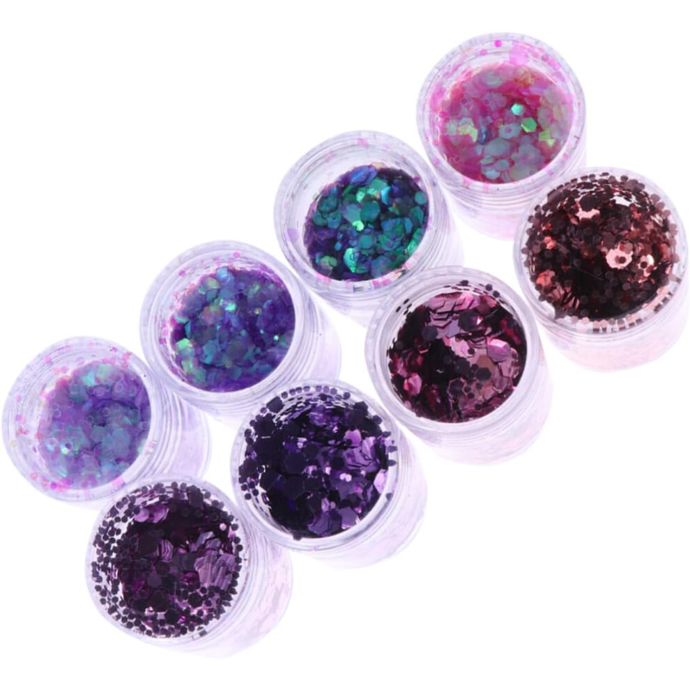 Hkhbjs Mixed Ultra-Thin Nail Sequins For Manicures Glittery Nail Art Decoration