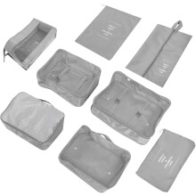 8pcs Storage Bag Travel Packing Cubes Fabric Suitcase Organizer Bags for Packing Clothes