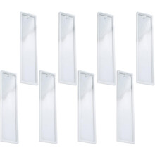 8Pcs Silicone Bookmark Mold DIY Rectangular Crystal Epoxy Resin Mold