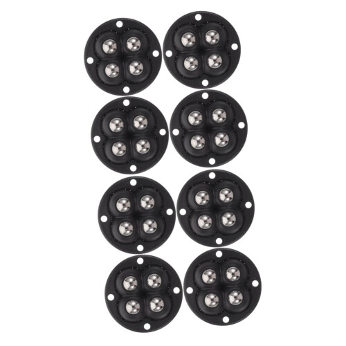 8pcs Sticky Caster Wheel Storage Box Caster Storage Bin Trash Can Wheel Roller Self Adhesive Castor