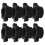 8Pcs 25Mm Barbell Spinlock Collars Set, Black Plastic Dumbbell Rod Nuts with Long Ears 1