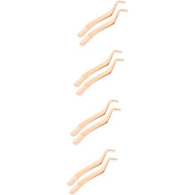 8-delige set roestvrijstalen wimperapplicatorkammen en pincetten voor wimperverlenging