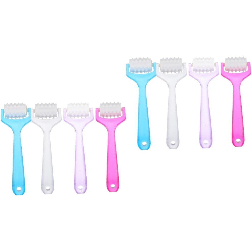 Hkhbjs 8Pcs Manual Face Skin Massager Roller For Women Reducing Facial Wrinkles