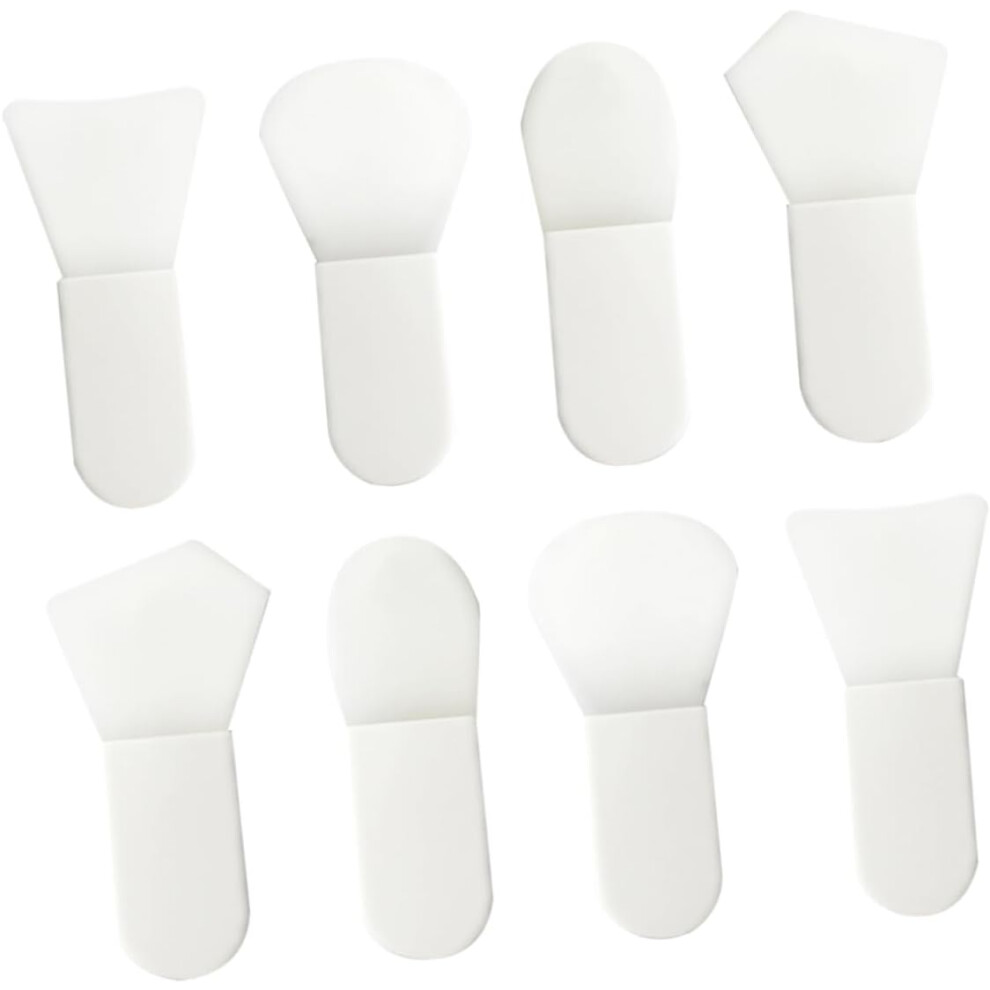 Hkhbjs 8Pcs Mini Facial Mask Brush Shovel Fan And Tongue Shapes For Easy Application Of Mud Masks Beauty Tool