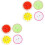 8pcs Fruit Pattern Ice Pack Round Mini Portable Cooling Reusable Cold Pad 1