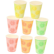 8er-Pack Pappbecher für Snacks, Grillen, Picknick, Hotel und Restaurant