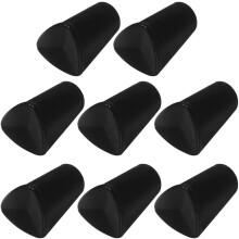 Pomos para tapas de ollas con resistencia a altas temperaturas y función anti-temperatura, baquelita negra, 8 unidades.