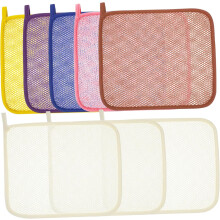 8 japanische Waschlappen aus Nylon, Peeling-Waschlappen für Körper und Gesicht
