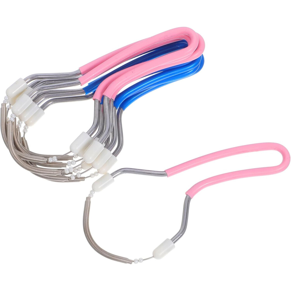 Hkhbjs 8Pcs Manual Facial Hair Remover Spring Epilator For Women Portable Threading Hair Removal Device