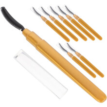 Lot de 8 brosses Ă cils en silicone, applicateurs de mascara, pinceaux de maquillage