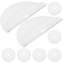 Lot de 8 plateaux de déshydratation en silicone réutilisables, ronds et antiadhésifs, pour une utilisation domestique.