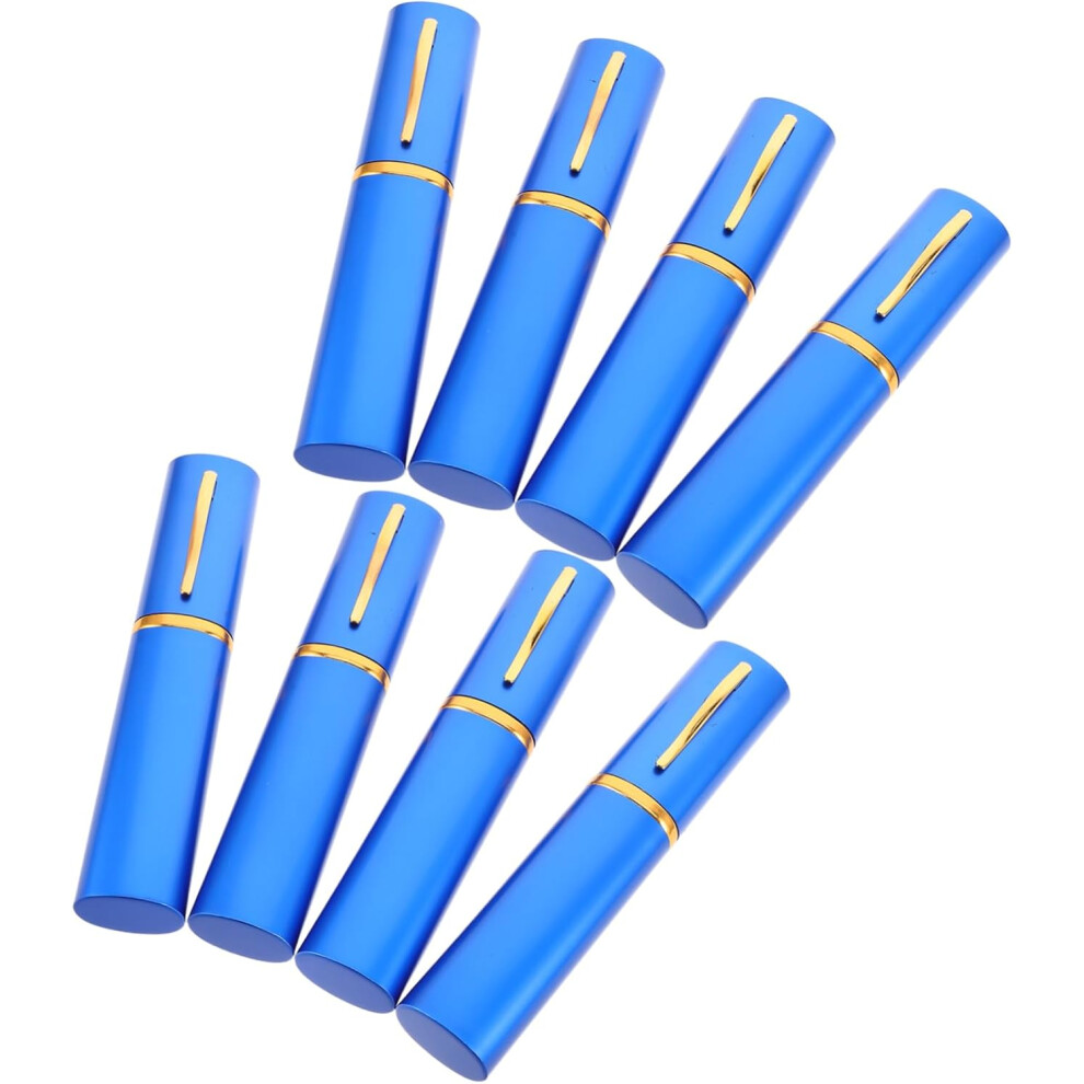 Hkhbjs 8Pcs Portable Slim Metal Eyeglasses Case Compact Travel Glasses Holder Hard Shell Pocket Storage