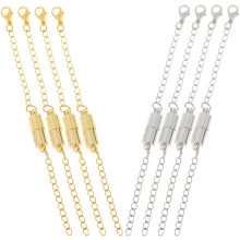 8pcs Magnetic Necklace Chain Extender with Lobster Clasp for Bracelets and Necklaces