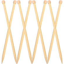 8-teiliges Stricknadelset aus Holz für dicke Decken, Handweberei, Garnbasteln, DIY-Anfänger