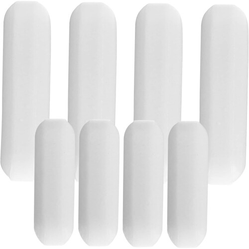 8 Stück PTFE-Magnetrührstäbe, Laborrührer, Magnetrührer, Experimentierstäbe