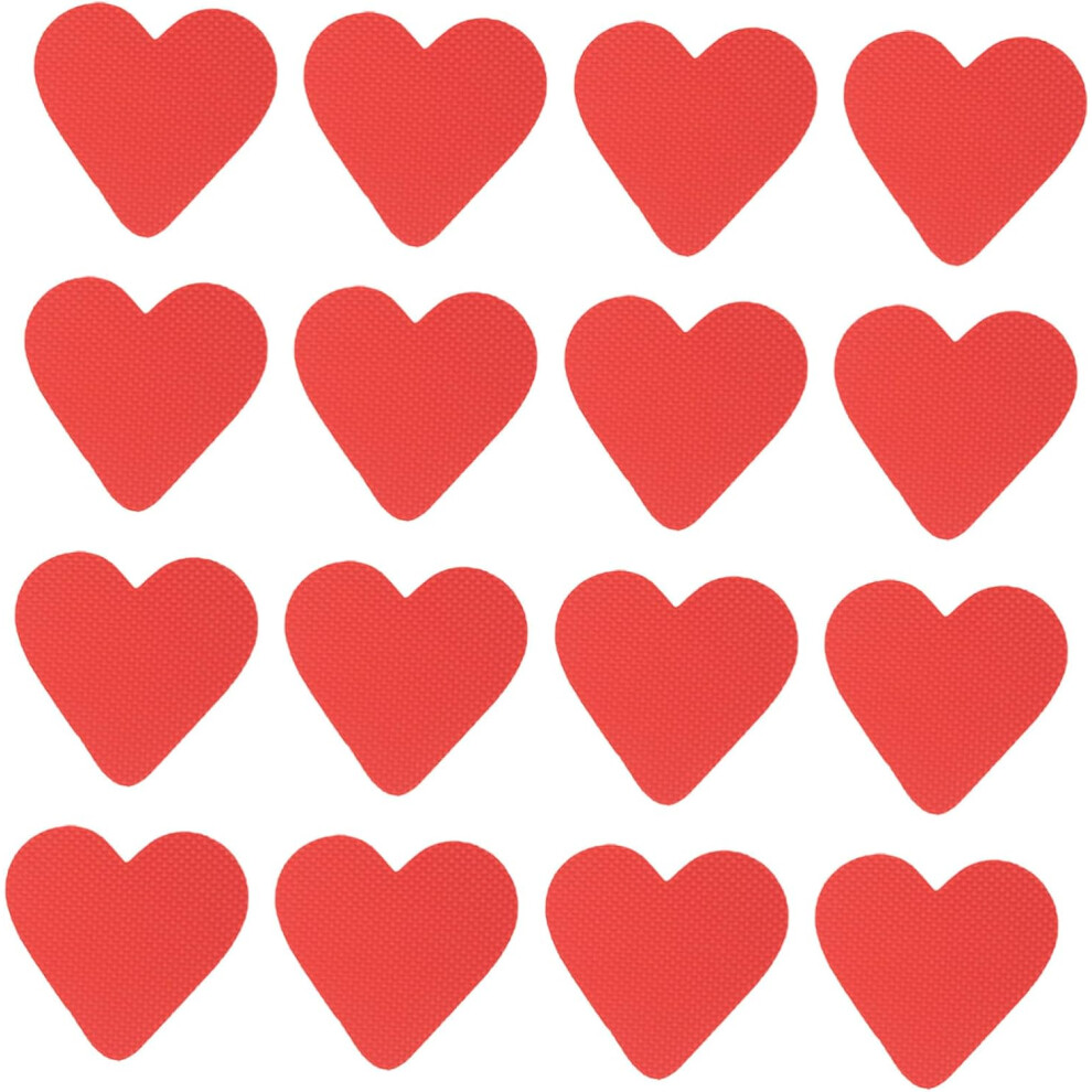 Hkhbjs 8Pairs Heart Shaped Slip Shoe Sole Stickers Non-Slip Grips For Shoe Bottom Self Adhesive Pads