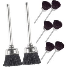 8pcs Nail Drill Bit Cleaner Brush Nail Brush for Abrasive for Art Supplies