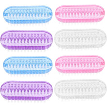 Mini-Nagelbürsten, doppelseitige Reinigungsbürsten für Fingernägel, unverzichtbar für die Maniküre zu Hause