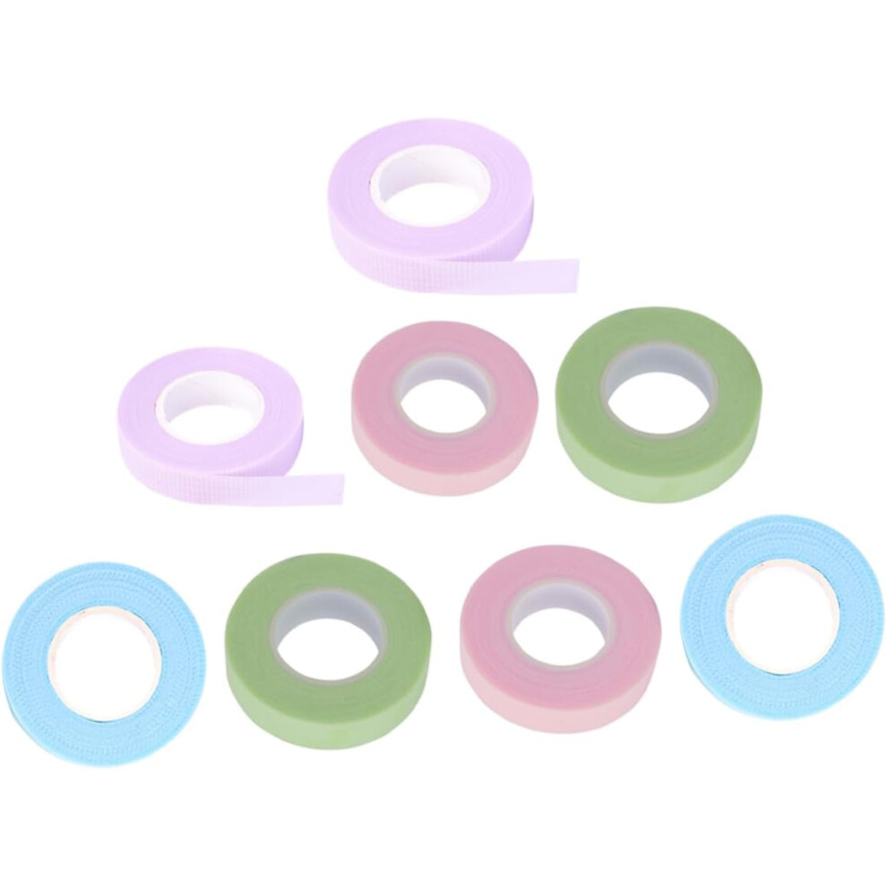 Hkhbjs 8Rolls Cotton Stalk Material Eyelash Isolation Tape For Lash Extensions Grafting