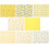 Printed Patchwork Fabric Bundle 8pcs Yellow Floral Cotton Sheets DIY Sewing Accessories Quilting Cloth 1