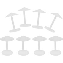 8 PCs plástico portátil Splash Guards para umidificador reutilizável, fácil de usar, branco, adequado para o tanque de peixe Rockery