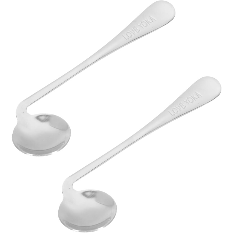 Hkhbjs 8Pcs Portable Adaptive Utensils For Elderly Convenient Stainless Steel Wear-Resistant Spoon