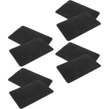 8pcs Non-slip Rubber Shoe Sole Protector Pads 130x80mm Sturdy Self-adhesive Anti-wear Insoles