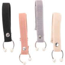 8 abnehmbare Schuhriemen für High Heels, elastisch, bequem, einfach zu verwenden, grau