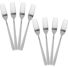 8-teiliges Essbesteck-Set aus Edelstahl, 20,8 cm (8,17 Zoll), lebensmittelecht
