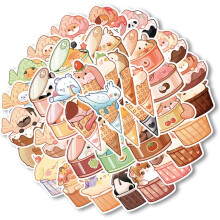80 Stück Cartoon-Tier-Kuchendekorationsaufkleber zum Selbermachen, selbstklebende Scrapbooking-Verzierungen