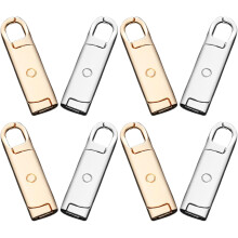 8 stuks afneembare metalen ritssluitingtrekkers ter vervanging van de trekker voor bagage.