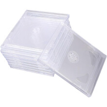 9-teiliges Acryl-Doppel-CD/DVD-Aufbewahrungsset, tragbare CD-Hüllen, Disc-Boxen