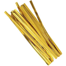 800 attaches métalliques torsadées pour sachets de bonbons et autres friandises - 10 cm - Ajoutez une touche festive