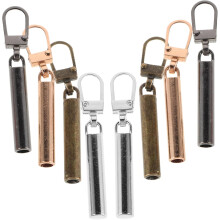 8-teiliges Ersatzset für Metallreißverschlüsse, abnehmbare Reißverschlussköpfe, universelles Reparaturzubehör für Koffer, Rucksäcke und Jacken