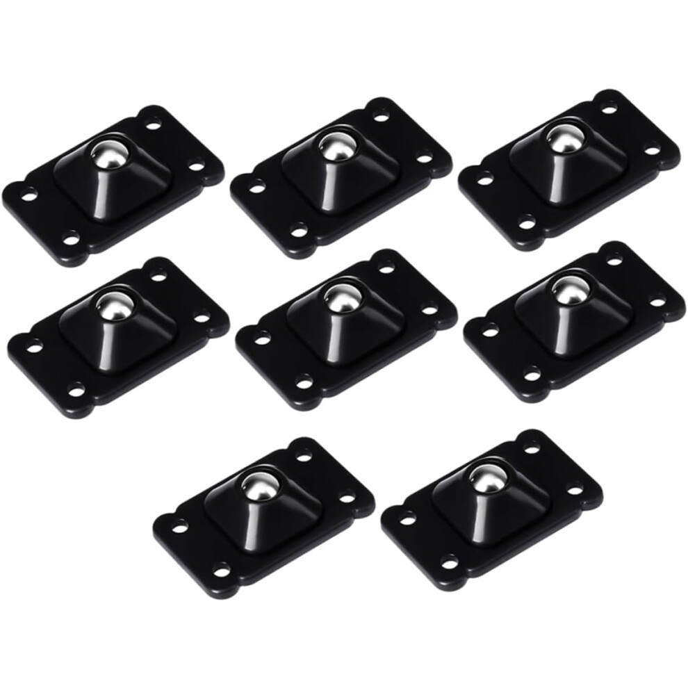 8Pcs Self-Adhesive Caster Wheels For Storage Box Pulley Smooth Swivel Function 8486642135973