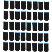 80 Stück Spielfingerhandschuhe aus Kohlefaser, atmungsaktive Daumenabdeckungen für Handyspiele