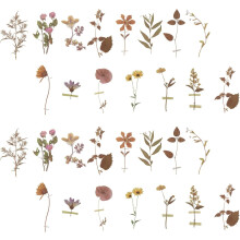 Selbstklebende Aufkleber mit Blumen- und Tiermotiven, 80 Blatt, dekorative Scrapbook-Aufkleber