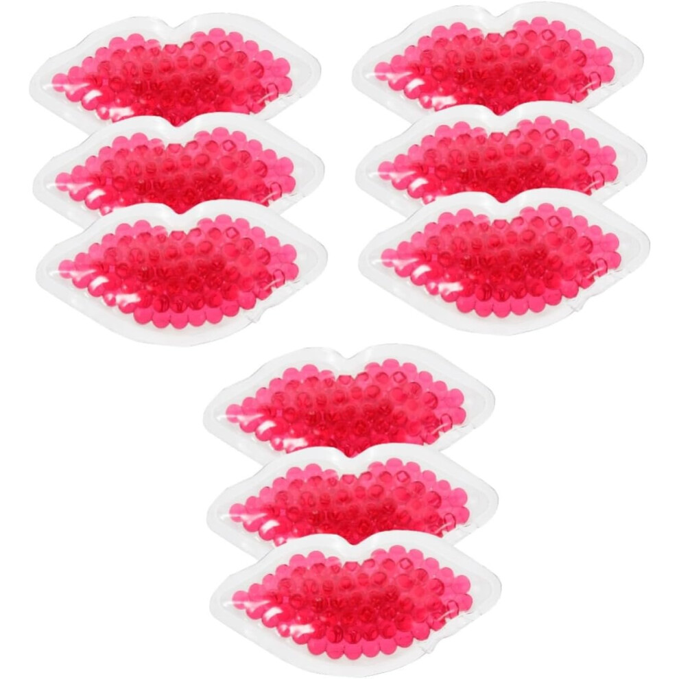 Hkhbjs Red 9Pcs Cooling Lip Gel Mask Lip Cooling Patches For Summer Comfortable Pads Home Pads Therapy