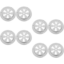 8-teiliges Set Edelstahl-Ofenlüftungsgitterabdeckungen für Grill, Smoker und Küchenherd