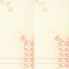 B5 Briefpapier-Set mit floralem Rand, 10 Packungen, kreatives Schreibwarenpapier